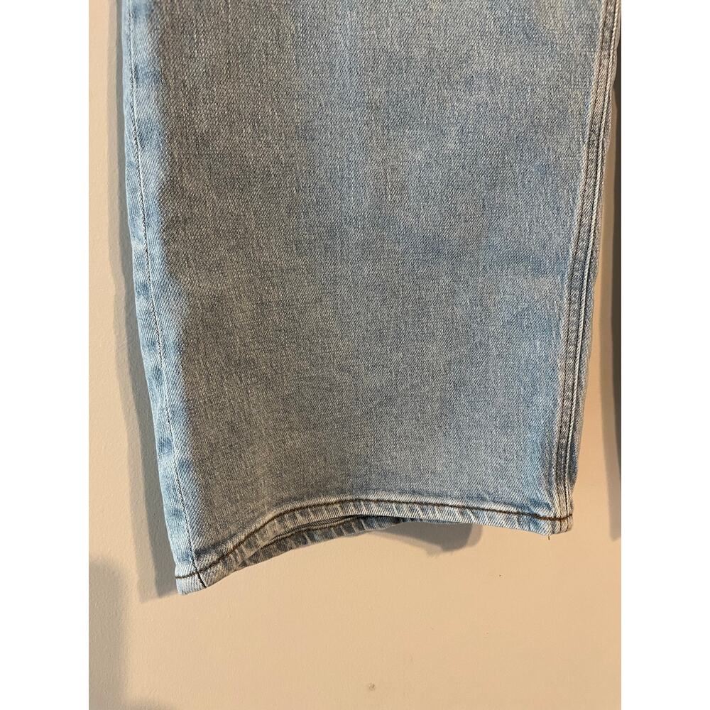 Quince Bella Stretch Relaxed Straight Jeans in Cool Blue Size 33 - Picture 7 of 12